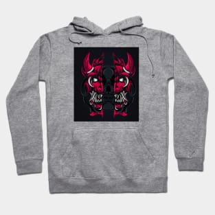 Summon the Darkness : Limited Edition Satan Skull Logo - Perfect for Halloween Shirts & Stickers! Hoodie